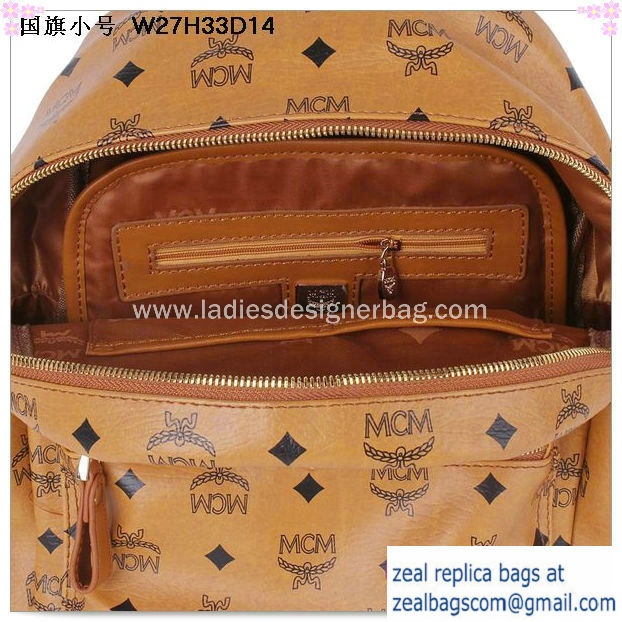 High Quality Replica Hot Sale MCM Small Flag of UK Backpack MC5173S Wheat - Click Image to Close
